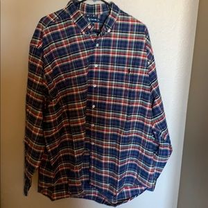 Ralph lauren plaid button down shirt